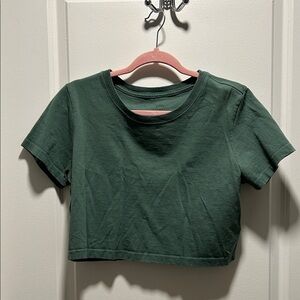 UO Green Cropped T-Shirt